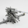 Border Model BT-044 Немецкая 88-мм пушка Flak 36 на железнодорожной платформе 1/35