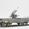 Border Model BT-044 Немецкая 88-мм пушка Flak 36 на железнодорожной платформе 1/35