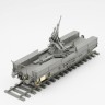 Border Model BT-044 Немецкая 88-мм пушка Flak 36 на железнодорожной платформе 1/35