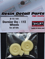 Kora Model D72101 Wheels for Dornier Do-17Z 1/72