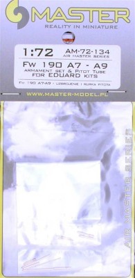Master AM-72-134 1/72 Fw 190 A7-A9 Armament set &amp; pitot tube (EDU)