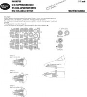 New Ware NWA-M0793 1/72 Mask Su-25 ADVANCED (ZVE 7227 / ITAL 089)