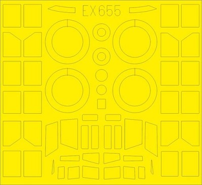 Eduard EX655 Mask 1/48 Ju 52 (REV)