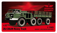 Armada Hobby E72025 ZIL-135 8 wheeled heavy truck and prime mover Resin kit w. PE set 1/72
