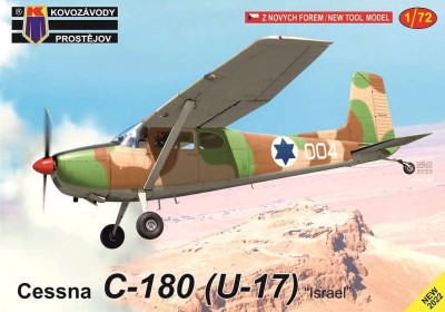 Kovozavody Prostejov 72369 Cessna C-180 (U-17) 'Israel' (3x camo) 1/72