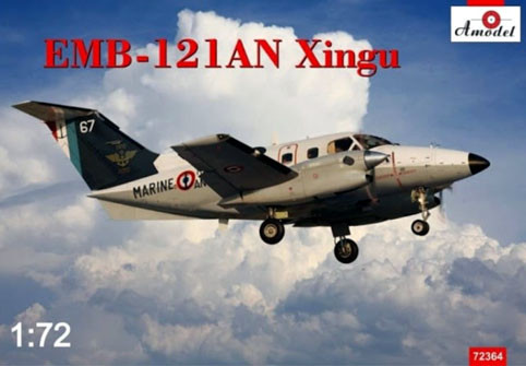 Amodel 72364 Embraer EMB-121 AN Xingu France 1/72