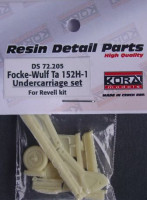 Kora Model DS72205 Focke-Wulf Ta 152H-1 Undercarriage set (REV) 1/72