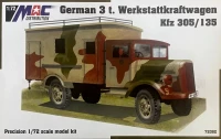 MAC 72082 German 3t Werkstattkraftwagen Kfz 305/135 1/72