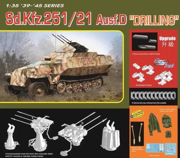 Dragon 6862 SdKfz 251/21 Ausf. D Drilling 1/35