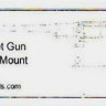 Combrig RP3503 75/50mm Canet Gun on Metal Plant Mount x 12 pcs. 1/350