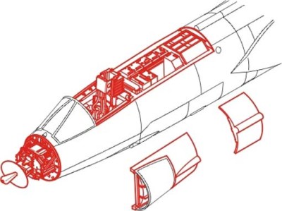 CMK 7008 F-104 C - interior set for REV 1/72