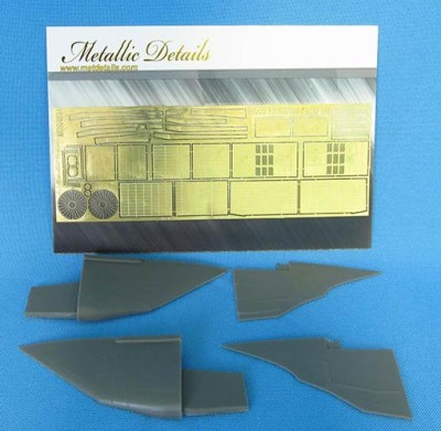 Metallic Details MDR4834 Mikoyan MiG-25RBT/MiG-25RB/MiG-25PD/MiG -25RBF air intakes (designed to be used with ICM kits) 1/48