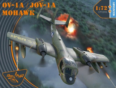 Clear Prop CP72016 OV-1A/JOV-1A Mohawk (5x camo) 1/72