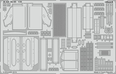 Eduard 36424 1/35 SET SU-85 (ZVE)