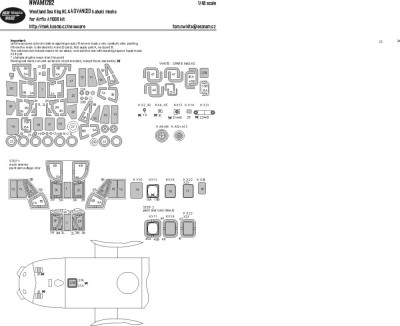New Ware NWA-M1282 Mask Westland Sea King HC.4 ADVANCED (AIRFIX) 1/48