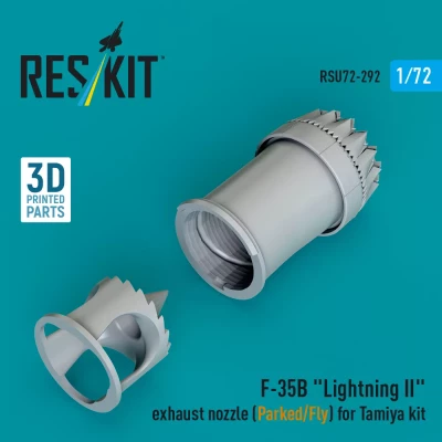 Reskit U72292 F-35B 'Lightning II' exh.nozzle (Parked/Fly) 1/72