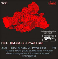 CMK 3134 StuG III Ausf. G - Drivers set for Drag. 1/35