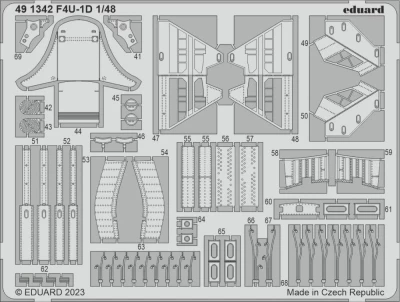 Eduard 491342 SET F4U-1D (HOBBYB) 1/48