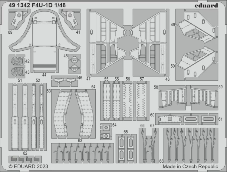 Eduard 491342 SET F4U-1D (HOBBYB) 1/48