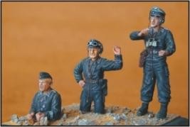CMK F35001 German Tank Crew (3 fig. ) 1/35
