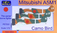 Lf Model P7222 Mitsubishi A5M1 Claude Camo Bird (3x camo) 1/72