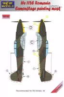 Lf Model M72154 Mask He-112E Romania Camouflage Painting 1/72