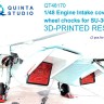 Quinta studio QT48170 Заглушки воздухозаборников и колодки шасси Су-30СМ (Звезда) 1/48