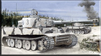 Dragon 6600 Tiger I init. prod., s.Pz.Abt. 502, Ленинград, 1942-43 1/35