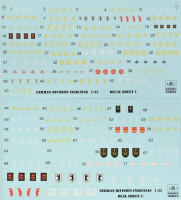 HAD J35035 Decal German Divisional Insignias WWII 1/35
