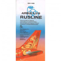 BOA Decals 14485 Airbus A319 RUSLINE (REV) 1/144