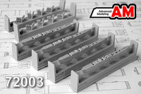 Advanced Modeling AMC 72003-1 Балочный держатель БД3-57КР-ВМ (в комплекте шесть балочных держателя БД3-57КР-ВМ ) 1/72
