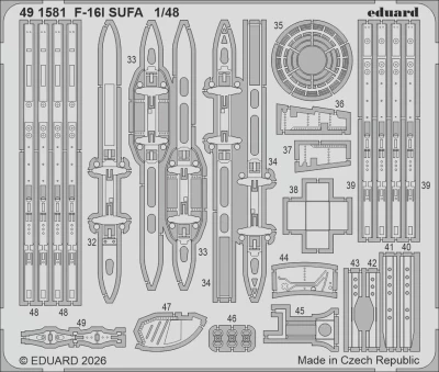 Eduard 491581 SET F-16I SUFA (GWH) 1/48