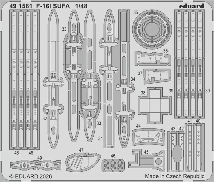 Eduard 491581 SET F-16I SUFA (GWH) 1/48