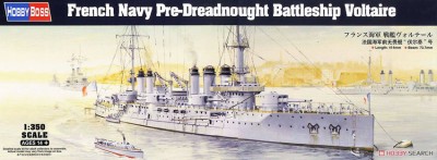 Hobby Boss 86504 French Navy Pre-Dreadnought Battleship Voltaire 1/350