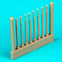 QuickBoost QB48047 Lancaster gun barrels round perforated 1/48
