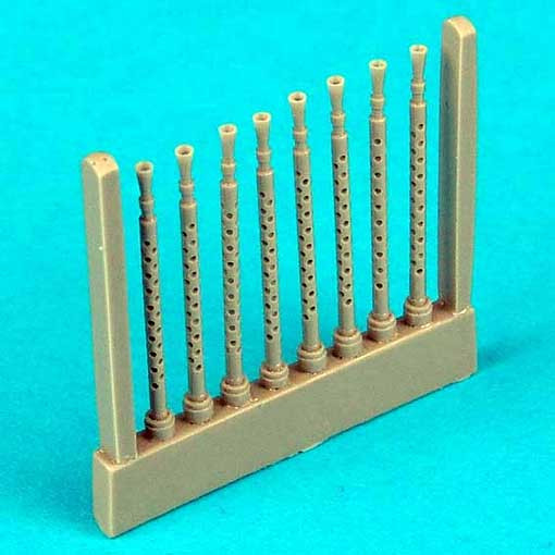 QuickBoost QB48047 Lancaster gun barrels round perforated 1/48
