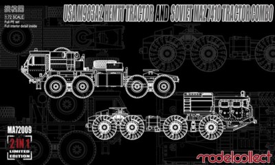 Modelcollect MA72009 M983A2 HEMTT and MAZ 7410 COMBO 1/72