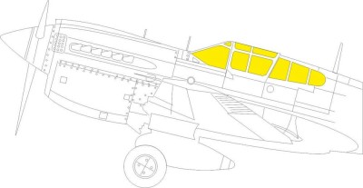 Eduard JX275 Mask P-40M (TRUMP) 1/32