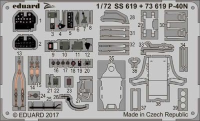 Eduard SS619 P-40N 1/72