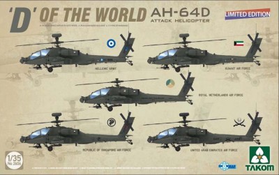 Takom 2606 'D' OF THE WORLD AH-64D ATTACK HELICOPTER 1/35