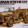 Tamiya 35305 Steyr Type 1500A/01 & Afrika Corps Infantry at Rest 1/35