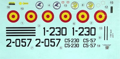 LF Model C3212 Decals F-86F Sabre over Spain - part II 1/32