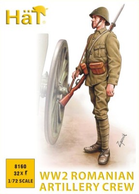 HAT 8160 Romanian Artillery Crew (WWII) (32 figures/box)WWII 1/72