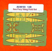 Airwaves (etched) AEC48103 Hawker Sea Fury FB.11 wingfold 1/48