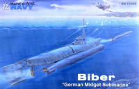 Special Hobby SN72006 1/72 Biber 'German Midget Submarine' (5x camo)
