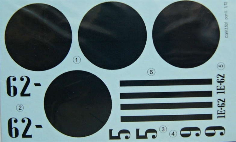 LF Model C72121 Decals Cant Z.501 over Spain - Part 2 (ITA) 1/72
