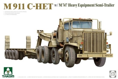 Takom 5024 Американский тяжёлый транспортер M911 C-HET w/M747 1/72