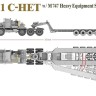 Takom 5024 Американский тяжёлый транспортер M911 C-HET w/M747 1/72
