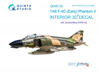 Quinta studio QD48130 F-4D ранний (для модели ZM SWS) 1/48