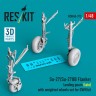 Reskit RSU48-373 Su-27/27UB land.gears late w/weighted wheels 1/48